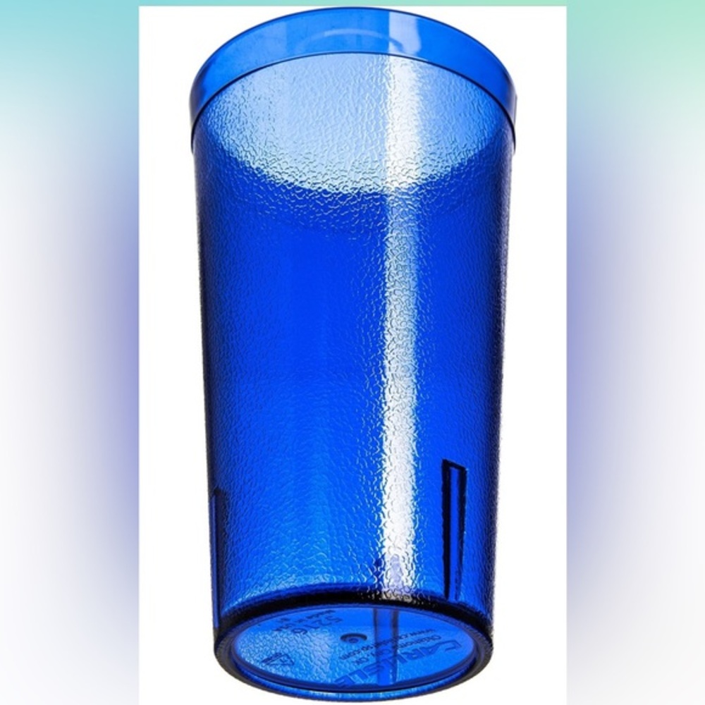 NWT Carlisle Stackable™ Plastic Tumbler 16 Ounces Blue (Pack of 12)